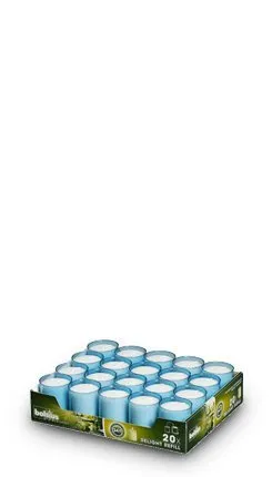 Bolsius Relight Nachfüllkerzen 20er Tray - aqua in türkis von Bolsius