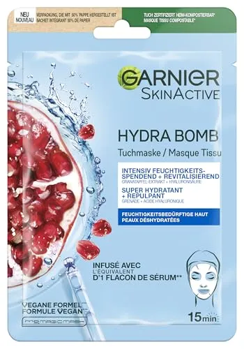 Garnier SkinActive Hydra Bomb Tuchmaske Granatapfel-Extrakt von Garnier