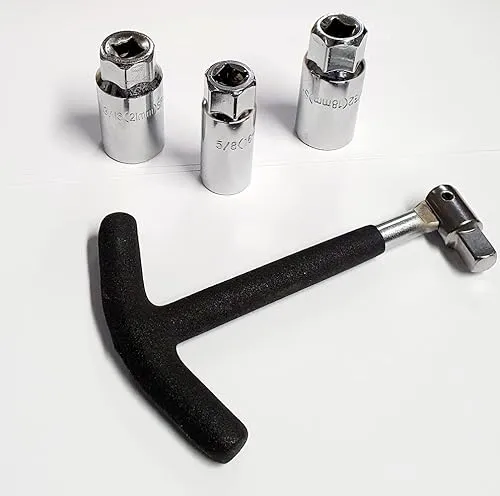 Zündkerzenschlüssel Satz 5-tlg Zündkerzen Schlüssel Werkzeug 16/18/21mm