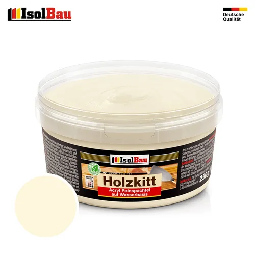 Holzkitt Spachtelmasse Holzspachtelmasse Außen Innen 250g Birke (Nr. 11)