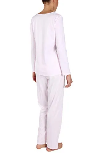Féraud Damen Zweiteiliger Schlafanzug 3883013, Gr. 44, Rosa (Rose 10038)