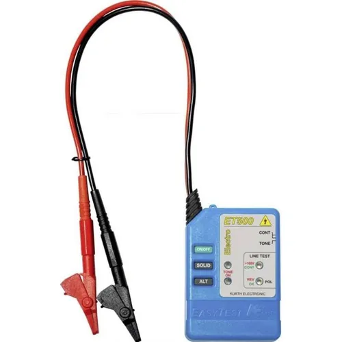 Kurth Electronic Easytest 500 Leitungssucher - Präziser Elektro-Suchsignalgenerator für Durchgangsprüfung, Leitungsverfolgung und Unterbrechungsidentifikation – ideal für professionelle Elektroanwendungen.
