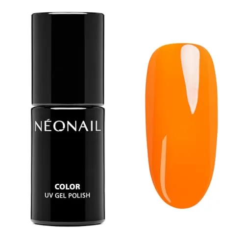 NÉONAIL UV Nagellack 7,2 ml - ORANGE - DOSE OF CONFIDENCE - NÉONAIL Farben - UV Lack Glitzer - Gel Nägel - Nageldesign