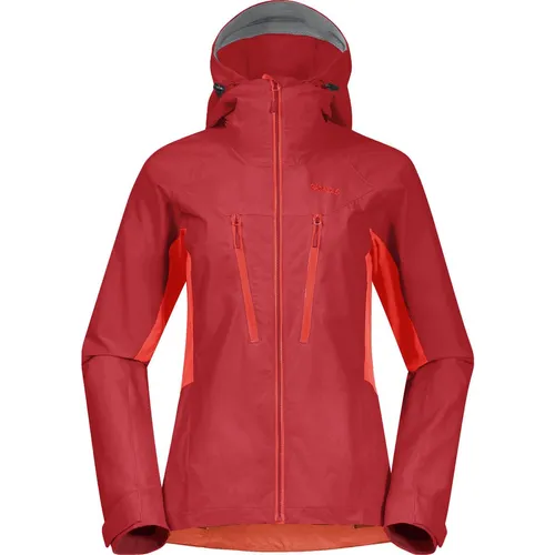 Bergans Cecilie Mtn Softshell Jacket red leaf/energy red (21683) S