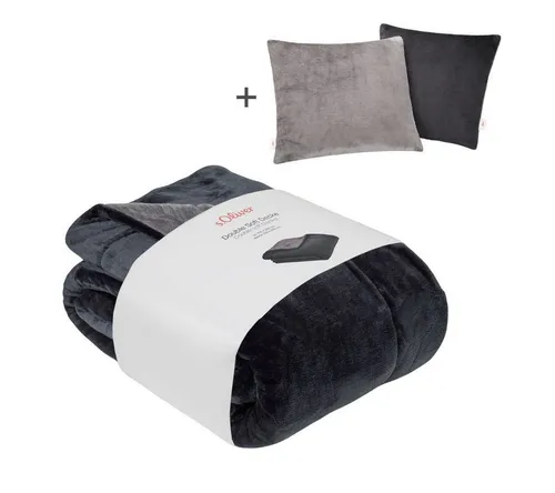 s.Oliver Wohndecke Doublesoft in grau von s.Oliver