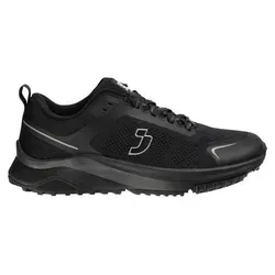 Safety Jogger Berufsschuh Jumadi OB black - Leichter und atmungsaktiver Berufsschuh mit breiterer Zehenkappe für ganztägigen Komfort. Ideal für Montage, Logistik und Gastronomie. Rutschfeste Laufsohle und herausnehmbares Fußbett sorgen für Sicherheit und Flexibilität.