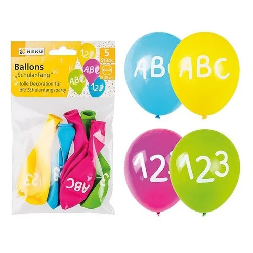 HEKU BALLONS LUFTBALLONS SCHULANFANG SCHUL ANFANG EINSCHULUNG NEU OVP