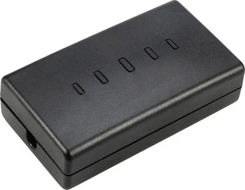 interBär Drehdimmer 8122-004.01 - Dimmer für LED-Beleuchtung, elegant in Schwarz und ideal für präzise Lichtsteuerung in jedem Raum.