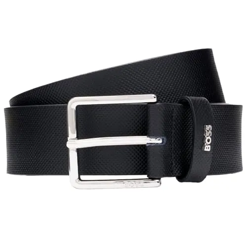 BOSS Ther Piq_Sz35 Herren-Gürtel - Eleganter Gürtel aus 100% Rindsleder, ideal für stilbewusste Männer und vielseitig kombinierbar.