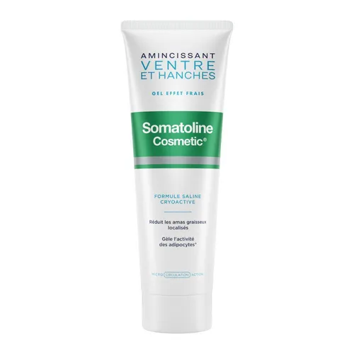 Somatoline Cosmetic Gel Femme Amincissant Ventre et Hanches Cryogel - Bodycremes - Kühles, crioaktives Gel für Bauch und Hüften, bietet zusätzlichen Komfort und langanhaltende Wirkung zur Körperformung.