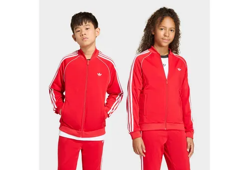 adidas Originals SST Trainingsjacke für Kinder - Stylishe Trainingsjacke für Kinder und Teens aus der ADICOLOR Kollektion. Mit durchgehendem Reißverschluss für einfache Handhabung und optimale Bewegungsfreiheit – ideal für Schule und Freizeit.
