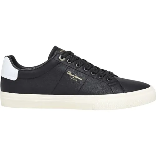 Pepe Jeans KENTON FRESH M Sneaker schwarz 43 EU - Sneaker in Größe 43, modernes Design aus Leder/Synthetik, ideal für lässige Outfits und den täglichen Gebrauch.