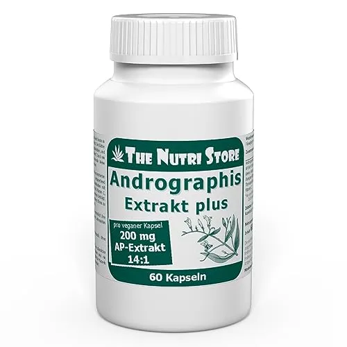 Andrographis 200 mg Extrakt plus Kapseln 60 Stk. - Unterstützen Ihre Abwehrkräfte