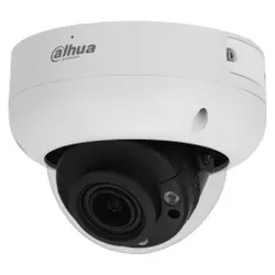 Dahua CCTV 5MP IR Vari-focal Dome WizSense Netzwerkkamera - IP-Sicherheitskamera für den Außenbereich mit motorisiertem Fokus und 355° Drehung. Ideal für effektive Überwachung und Sicherheit. Robustes Gehäuse mit IP67 Schutz.