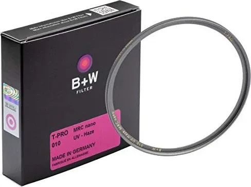 B+W T-Pro 010 UV Filter MRC nano 60mm - Objektivfilter mit schmaler und leichter Bauweise, stabile Messingfassung, schmutzabweisend und kratzfest für perfekte Bildqualität.