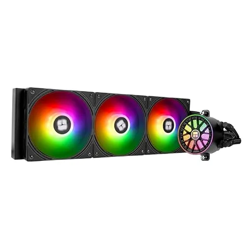 Thermalright AQUA ELITE 360 V6 ARGB Black CPU Flüssigkeitskühler, 360 Kühlreihengröße, 3x120mm Wasserradiator, AMD: AM4/AM5, Intel LGA115X/1200/1700/1851, AIO CPU Kühler