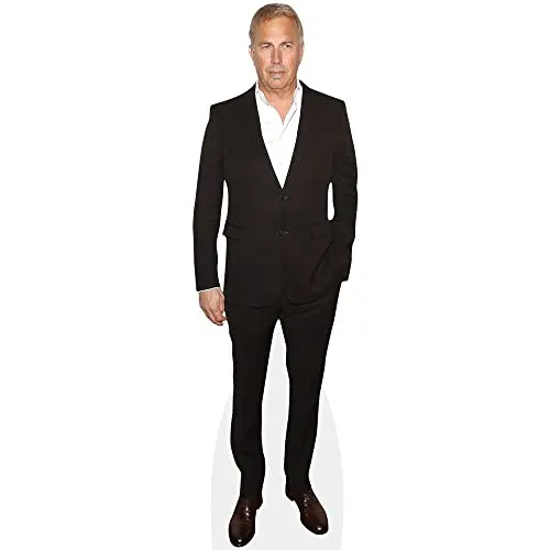 Kevin Costner (Black Suit) Pappaufsteller mini von Celebrity Cutouts