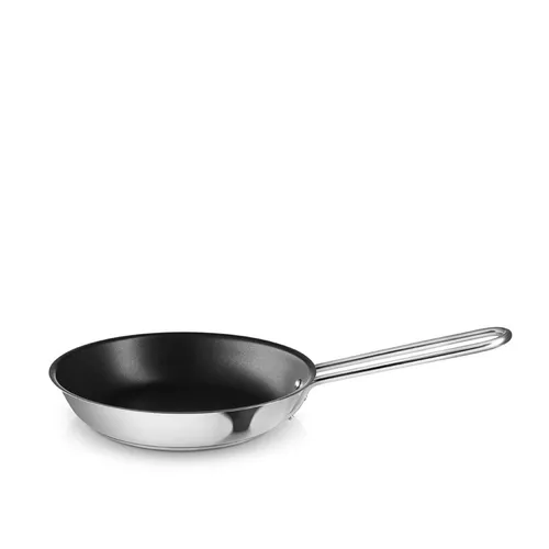 Eva Solo Edelstahl Bratpfanne 20 cm mit Slip-Let®-Antihaftbeschichtung - Hochwertige Pfanne für vielseitige Zubereitung, 90% aus recyceltem Edelstahl, spülmaschinenfest und für alle Herdarten geeignet.