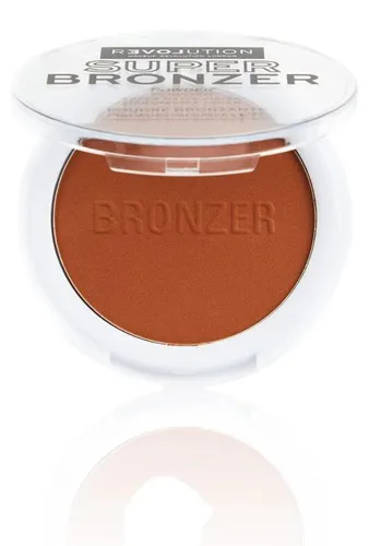 Makeup Revolution Relove Super Bronzer-Kompaktpuder mit mattem Finish, Sahara, 6 g