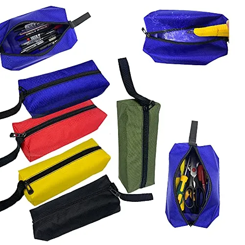 Einstellen klein wasserdicht Reißverschluss Mehrzweck Segeltuch Beutel/kleiner mini leer Schwerlast Tasche Schrauben Nägel paquete werkzeugtasche