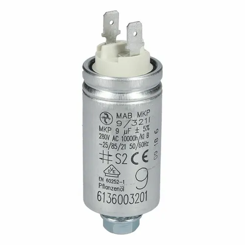 Kondensator 9µf kompatibel mit Bosch 00416450 für Umwälzpumpe Geschirrspüler