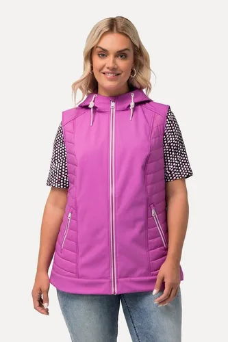 Ulla Popken Steppweste HYPRAR Hybrid-Kapuzenweste wasserabweisend Kapuze