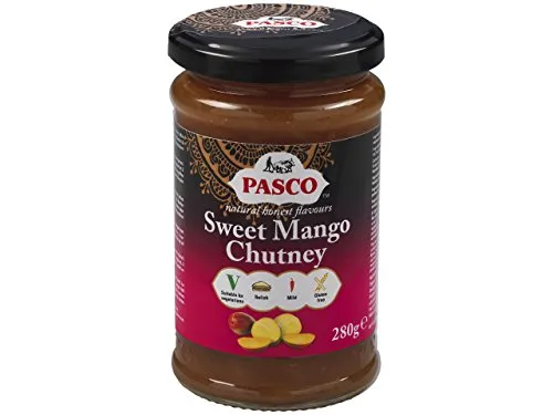 [ 320g ] PASCO Süßes Mango Chutney / Sweet Mango Chutney GLUTENFREI
