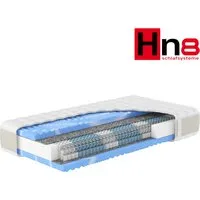Premium-Taschenfederkernmatratze XXL Gelstar T-1000 - Matratze mit 25 cm Komforthöhe, 7 Liegezonen und atmungsaktivem 3D-Klimaband für optimalen Schlafkomfort und Luftzirkulation.