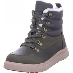 Jana Damen Winterstiefeletten zum Schnüren - Wasserabweisend und Vegan, Grün (Olive), 37 EU - Wanderschuhe mit Tex-Funktion für Wasser- und Kälteabweisung, ideal für breite Füße und vegane Materialien – perfekt für kalte Wintertage.