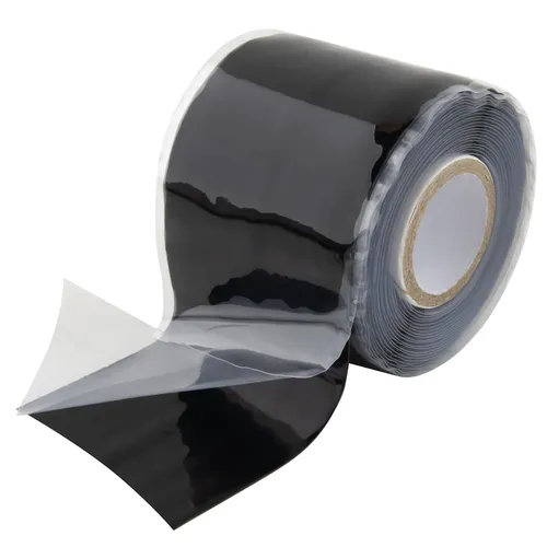 SeKi 3,8cm x 3 Meter selbstverschweißendes Silikonband schwarz