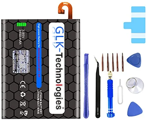 High Power Ersatzakku kompatibel mit Samsung Galaxy A10 (A105F) EB-BA750ABU | Original GLK-Technologies Battery | accu | 3450 mAh Akku | inkl. Profi Werkzeug Set Kit NUE