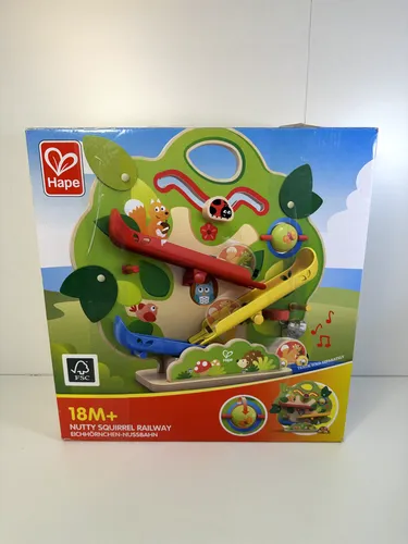 Hape Eichhörnchen Nussbahn 3821 – Spielspaß für Kleinkinder - Sonstige Kategorie, fördert die motorischen Fähigkeiten und die Hand-Auge-Koordination ab 18 Monaten.