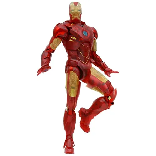 Iron Man 2 MM Actionfigur 1/6 Iron Man Mark IV (Holographic Version) - Actionfigur von Hot Toys, 30 cm groß, exklusive LED-Funktion und Zubehör in stilvoller Fensterbox – ein Muss für Sammler!