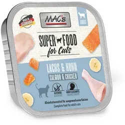 MACs Cat Lachs & Hühnchen | 16x 100g Katzenfutter