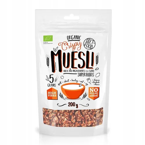 Musli crunchy superfoods BIO 200 g Diet Food 5906660508939