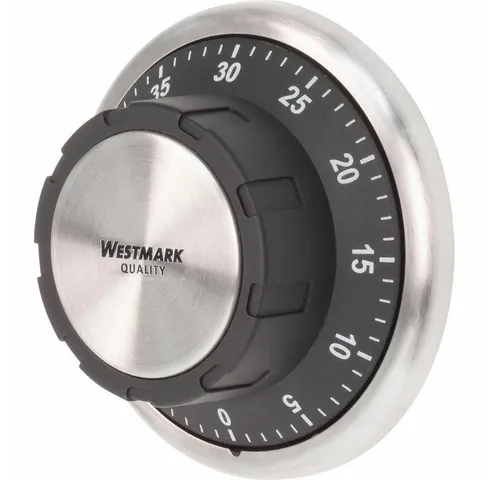 WESTMARK Eieruhr mechanisch, magnetisch, 1-60 Minuten, Edelstahl/Kunststoff, Redondo