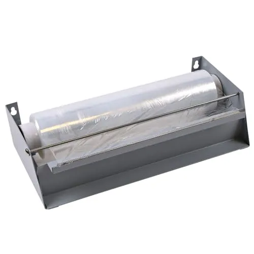 FRANZ MENSCH Hygostar Folienspender - Praktischer Folienspender aus Blech, ideal für Frischhalte-, Alu- und PVC-Folie, mit präziser Abreißkante und einfacher Wandbefestigung für stabilen Halt.