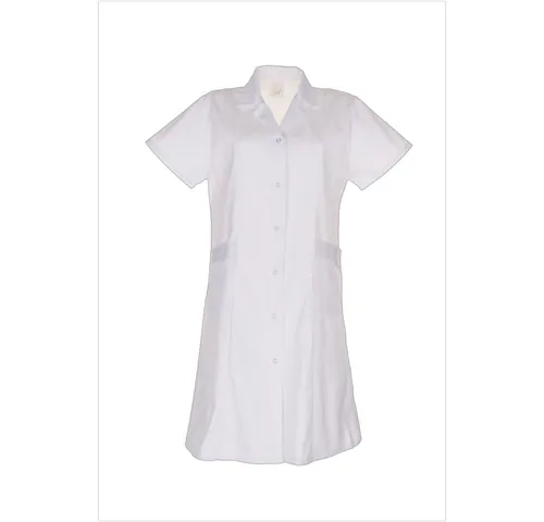 Damen-Mantel 1612 reinweiß, Größe 42 - Eleganter Berufsmantel mit 1/4 Arm, ideal für den professionellen Einsatz in der Arbeits- & Schutzkleidung.