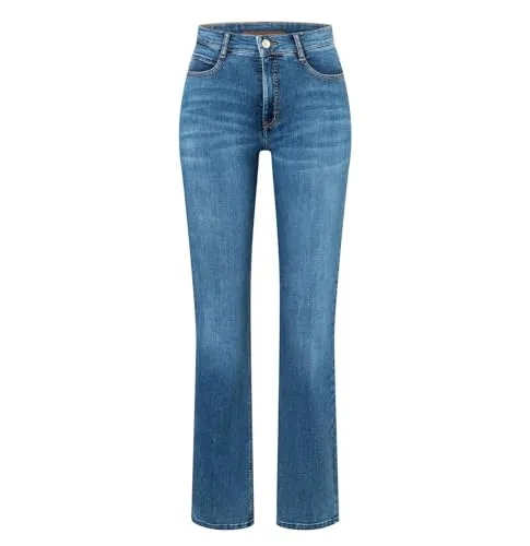 MAC Bootcut-Jeans BOOT - Modisch ausgestellter Saum in Blau (Gr. 42) - Stylische Bootcut-Jeans aus hochwertigem Denim mit modisch ausgestelltem Saum, ideal für einen lässigen Look. Perfekt für jede Gelegenheit!