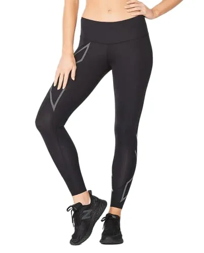 ZKAIAI Light Speed Mid-Rise Compression Tights in gold von 2XU
