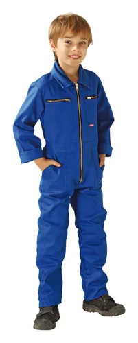 Planam Kinderoverall 100% Baumwolle Größe 122/128 - kornblau - Hochwertiger Kinderoverall aus 100% Baumwolle, besonders strapazierfähig und bequem für aktive Kinder in der Kategorie Kinderkleidung.