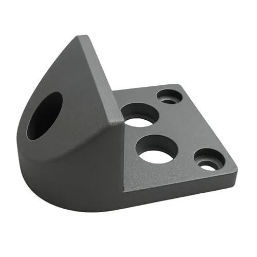 Torstopper für Rolltore und schwere Türen - WDB 150 x 130 mm - Tore-Zubehör aus verzinktem Stahl und Gummi, wetterfest und langlebig für sicheren Halt unter schweren Lasten.