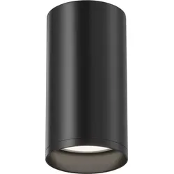 Deckenspot Aluminium rund Schwarz GU10 - Elegante Aufputzlampe - Deckenleuchten aus Aluminium in Schwarz, ideal für akzentuierte Beleuchtung. Individuelle Lichtgestaltung durch wählbare GU10 Leuchtmittel.