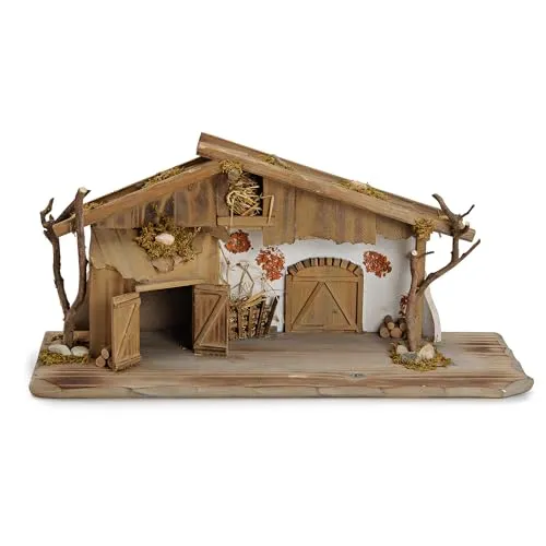 matches21 HOME & HOBBY XXL Weihnachts-Krippe 60 x 27 cm