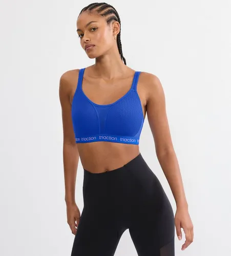 TriAction Energy Lite P Sport-BH 75D Racing Blue - Sport-BH ohne Bügel mit optimaler Abdeckung und Mesh-Ausschnitt für hohen Tragekomfort. Gepolsterte, verstellbare Träger und atmungsaktive Cups sorgen für ein angenehmes Trainingserlebnis.
