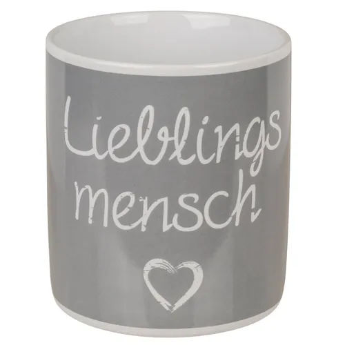 Lieblingsmensch Tasse Jumbo 850 ml Geschenk Kaffeetasse Steingut Becher