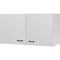 Flex-Well Classic Oberschrank Wito 100 cm in Weiß - Küchen-Hängeschrank mit modernem Design, bietet viel Stauraum und ist pflegeleicht durch melaminbeschichtete Oberflächen. Ideal für jede Küche!