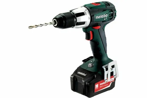 Metabo SB 18 LT - Akkubohrmaschine mit 2 Akkus - Bohrmaschine mit 2 leistungsstarken Akkus, ideal für flexibles Arbeiten ohne Kabel, perfekt für Heimwerker und Profis.