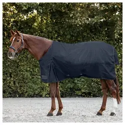 Waldhausen Outdoordecke Nordic 300g, Nachtblau, 125 cm - Reit- & Pferdebedarf, atmungsaktive und wasserdichte Outdoordecke für optimalen Komfort bei kühlen Temperaturen, mit reflektierenden Details für bessere Sichtbarkeit.