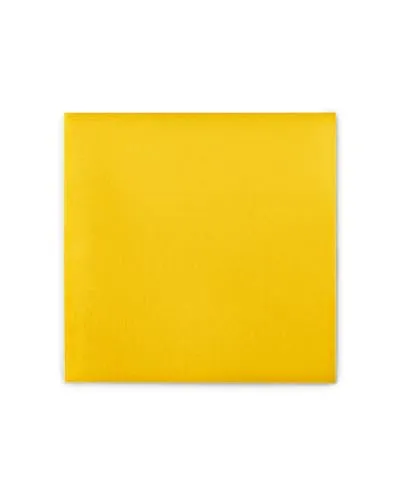 Sovie HORECA Tischdecke in GELB aus Linclass® Airlaid, 80 x 80 cm – 20 Stück Elegante Stoffoptik Einwegtischdecken für Gastronomie, Hotel, Catering & Events